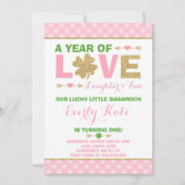 St. Patrick's verjaardagsuitnodiging Little Shamro Kaart (Voorkant)