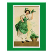 St. Patrick's vintage poster (Voorkant)