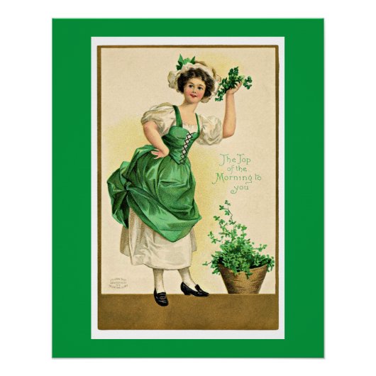 St. Patrick's vintage poster (Voorkant)