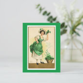 St. Patrick's vintage poster Briefkaart (Staand voorkant)