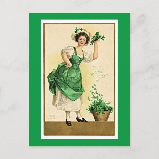 St. Patrick's vintage poster Briefkaart (Voorkant)