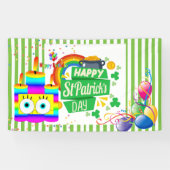 St. Patrick's Vinyl Banner, Verjaardagsbanner Spandoek (Horizontaal)