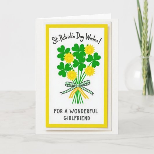 St Patricks Vriendin Kaart (Voorkant)