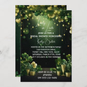 St. Patricks Vrijgezellenfeest Groene uitnodiging (Voorkant / Achterkant)