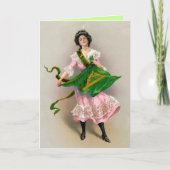 St. Patricks  wenskaart - Irish Holiday Kaart (Voorkant)