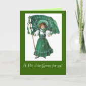 St. Patricks  wenskaart Kaart (Voorkant)