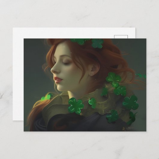 St. Patrick's Woman Briefkaart (Voorkant / Achterkant)