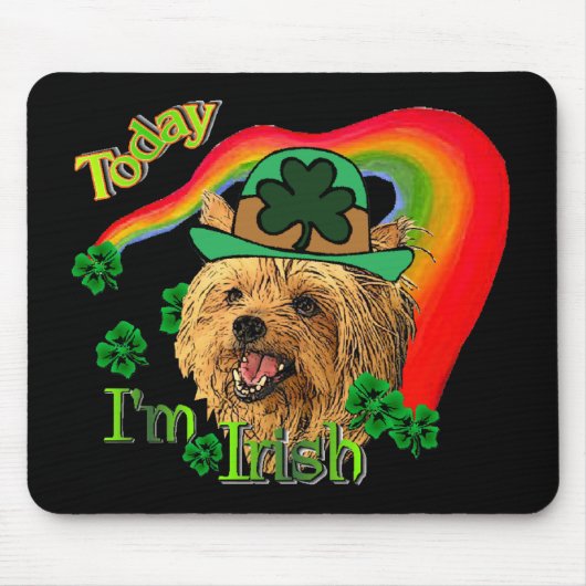 St. Patrick's Yorkshire Terrier Muismat (Voorkant)