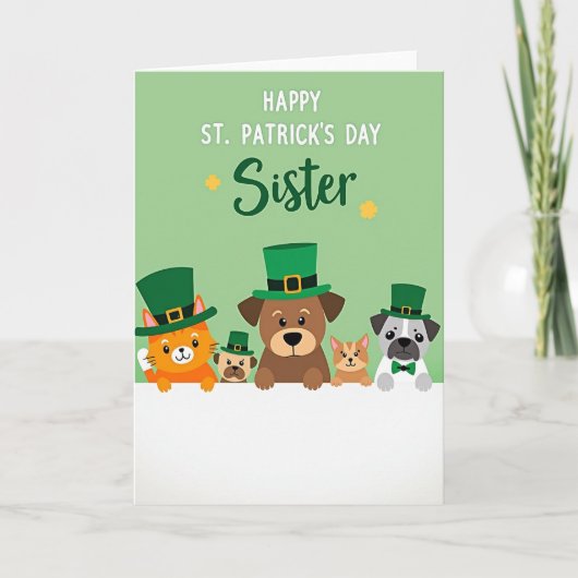 St Patricks Zuster Kaart (Voorkant)