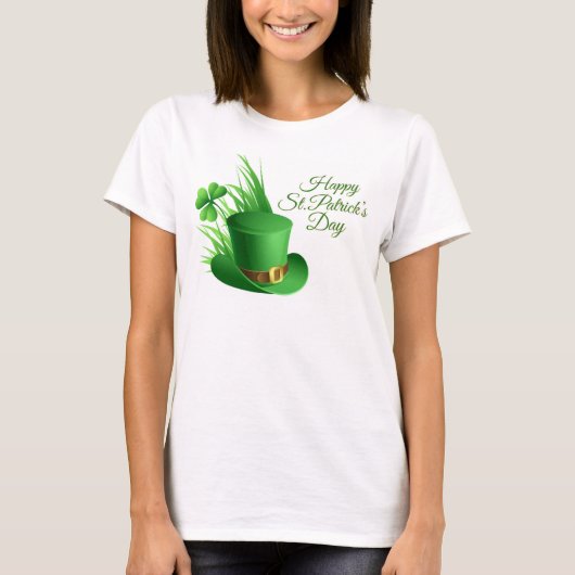 St. Patricksdag Dames T-shirt (Voorkant)