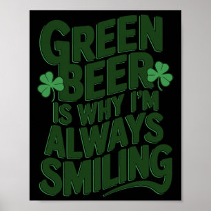 St. Patricksdag Ierse trots Klaver Parade Lucky Poster