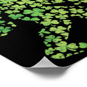 St Patricks's Patricks Day Bigfoot Sasquatch Scham Poster (Hoek)