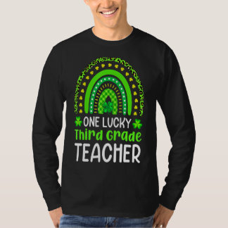 St Patricku2019s Dag Eén 3de-graad leraar luipaard T-shirt