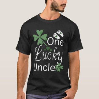 St Patricku2019s dag een gelukkige oom ontwerp gel T-shirt