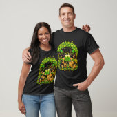 St Patricku2019s Dag Ierse Duitse Herdershond Bier T-shirt (Unisex)