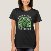 St Patricku2019s Dag One Lucky Fourth Grade Teache T-shirt (Voorkant)