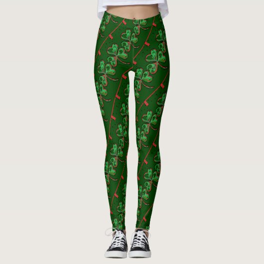 "St. Patrict's Day het hele jaar door Leggings" Leggings (Voorkant)