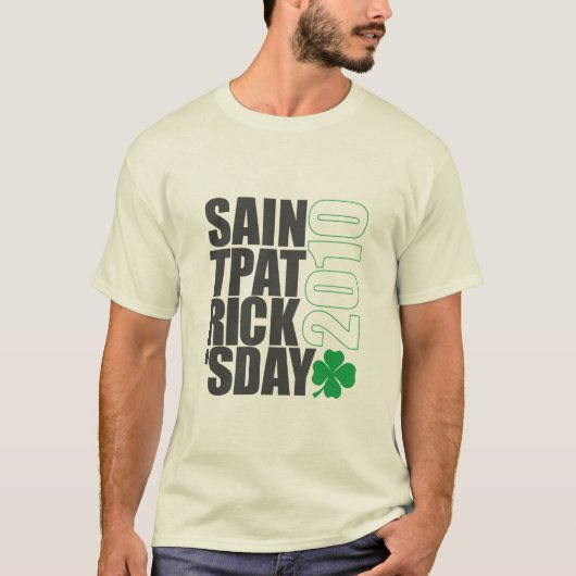 St. Pats 2010 T-shirt (Voorkant)