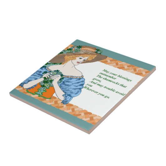 St. Pat's Blessing Tegeltje (Zijkant)