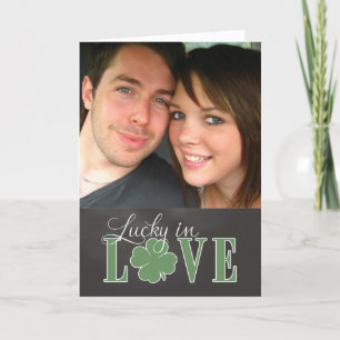 St. Pat's bord - Lucky in Love custom foto Kaart