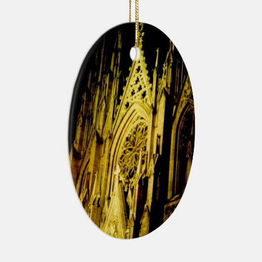 "St. Pats Cathedral @ Night' 2025 Ornament (Rechts)