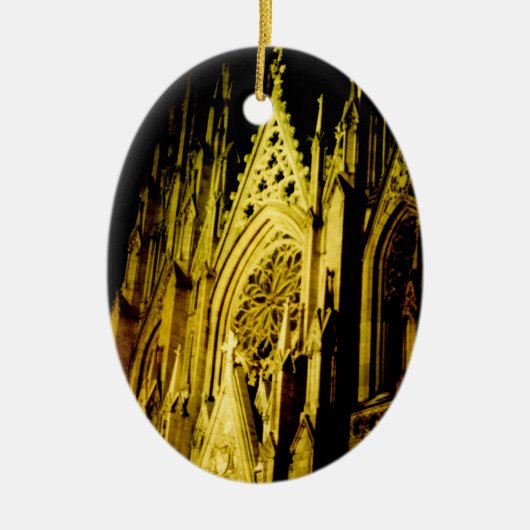 "St. Pats Cathedral @ Night' 2025 Ornament (Voorkant)
