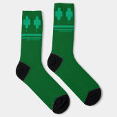 St. Pat's Day Golf Clover Crew Soks Sokken (Rechts)