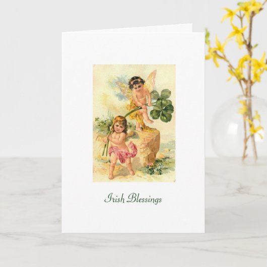  St. Pat's Day - Irish Blessings, Kaart (Gele Bloem)