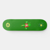 St. Pat's Day Redhead Girl Leprechaun Skateboard (Horizontaal)
