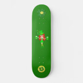 St. Pat's Day Redhead Girl Leprechaun Skateboard (Voorkant)