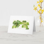 St. Pat's Day - Zegeningen van de Shamrock, Kaart (Gele Bloem)