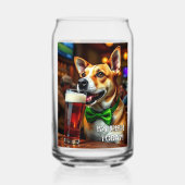 St. Pat's Dog Blikvorm Glas (Achterkant)