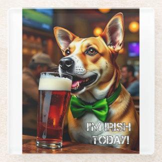 St. Pat's Dog Glazen Onderzetter