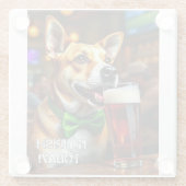 St. Pat's Dog Glazen Onderzetter (Achterkant)