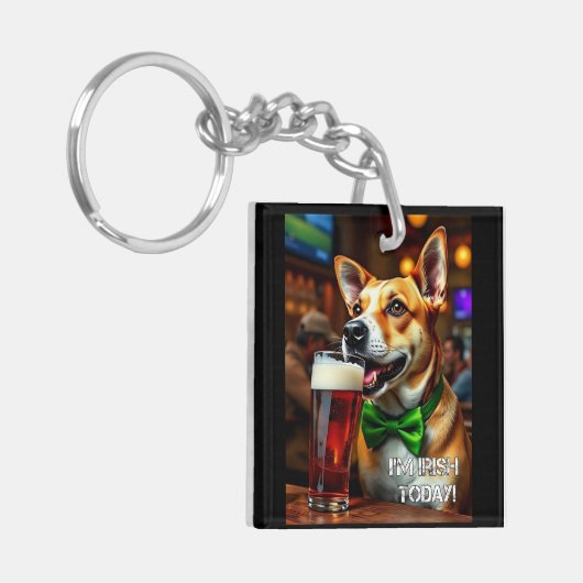 St. Pat's Dog Sleutelhanger (Voorkant Links)