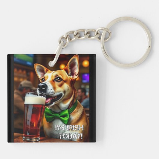 St. Pat's Dog Sleutelhanger (Achterkant)
