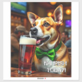 St. Pat's Dog Sticker (Vel)