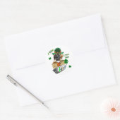 St. Pats English Mastiff Ronde Sticker (Envelop)
