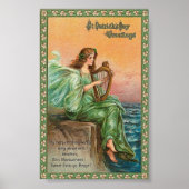 St. Pat's Harp Poster (Voorkant)