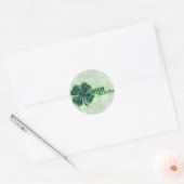 St. Pats ‘Irish for a day’ Shamrock Grunge Sticker (Envelop)