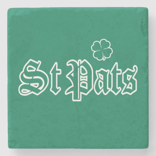 St. Pats Stenen Onderzetter (Voorkant)