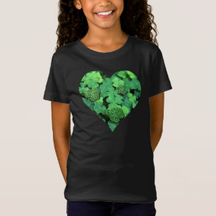 St. Patties day, groene shamrock, Ierse harten T-shirt