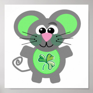 St. Patty's Day Goofkins-muis Poster