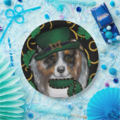 St. Patty Australian Shepherd Papieren Bordje (Feest)