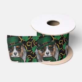 St. Patty Australian Shepherd Satijnen Lint