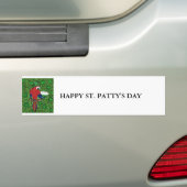 St Patty Papegaai Bumpersticker (Op auto)