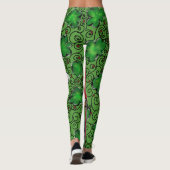 St. Patty Papegaai Leggings (Achterkant)