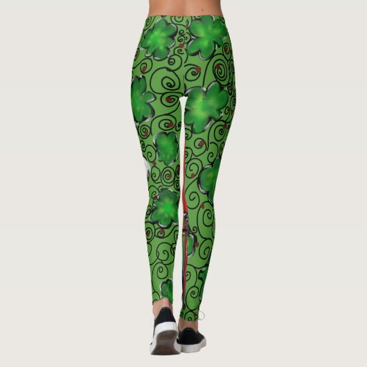 St. Patty Parrot Leggings (Achterkant)