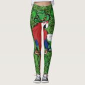 St. Patty Parrot Leggings (Voorkant)