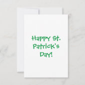 St. Patty's dag Kat (Achterkant)